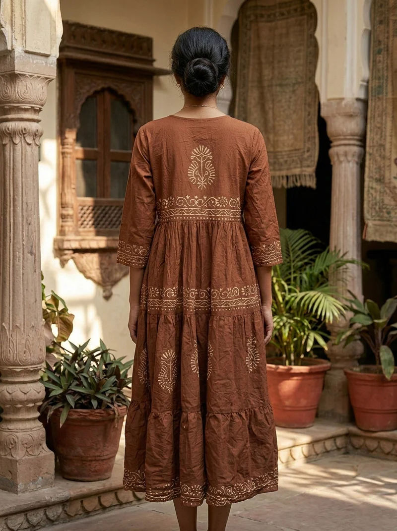 Rustic Mocha Dress